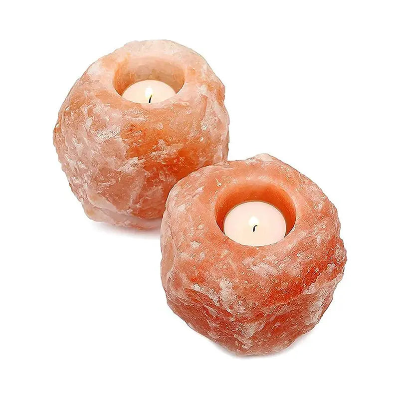 candle holder crystal rock